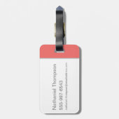 DAFFY DUCK™ & TWEETY™ - Pride Pattern ラゲッジタグ (裏面縦)