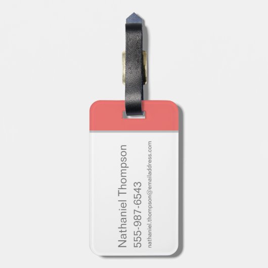 DAFFY DUCK™ & TWEETY™ - Pride Pattern ラゲッジタグ (裏面縦)