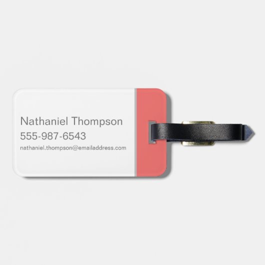 DAFFY DUCK™ & TWEETY™ - Pride Pattern ラゲッジタグ (裏面横)