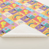 DAFFY DUCK™ & TWETY™ -プライドパターン シェルパブランケット (3/4)