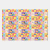 DAFFY DUCK™ & TWETY™ -プライドパターン ラッピングペーパーシート (正面)