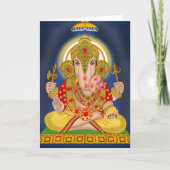 Dagduseth Ganesha Greeting Card カード (正面)