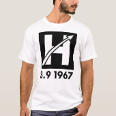 Dagen H 1967 Sweden Traffic Switch Historic Blac T Tシャツ (正面)