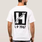 Dagen H 1967 Sweden Traffic Switch Historic Blac T Tシャツ (裏面)