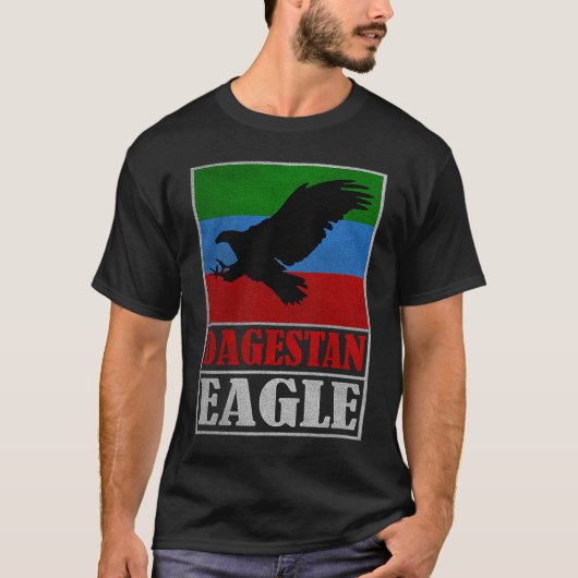 Dagestan Eagle Proud People of Dagestan National F Tシャツ (正面)