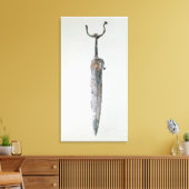 Dagger、Halstatt Culture、紀元前750-450年 キャンバスプリント (インサイチュ (リビング))