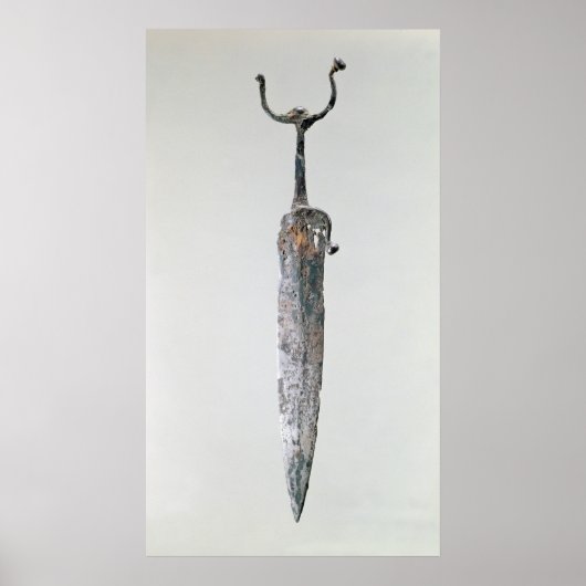 Dagger、Halstatt Culture、紀元前750-450年 ポスター (正面)
