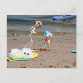 Dagje strand van de Fubby's. ポストカード