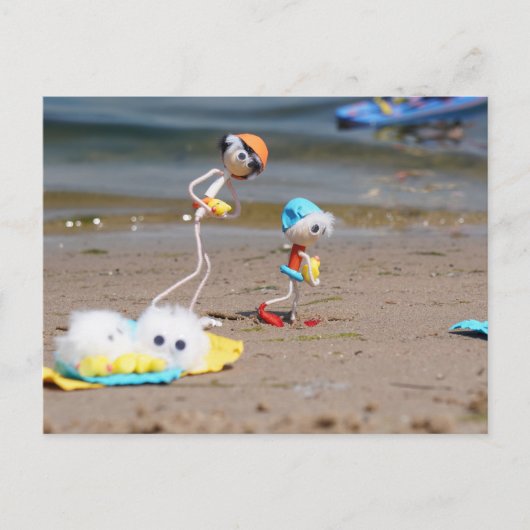 Dagje strand van de Fubby's. ポストカード (正面)