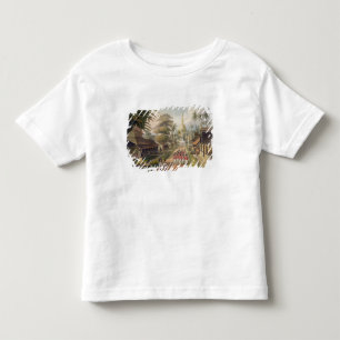 Dagonの素晴らしい塔aへの主なアプローチ トドラーTシャツ