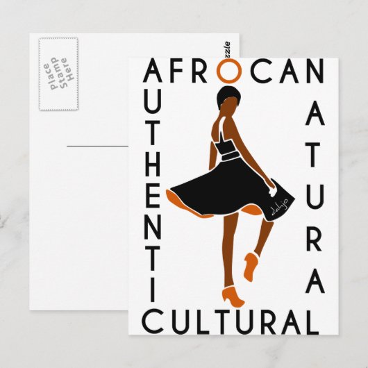 Dahjoのデザイン ポストカード (正面/裏面)