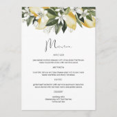 DAHLIAウォーターカラーレモンシトラスフルーツフローラメニュー メニュー (正面)