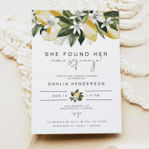 DAHLIAサマーレモンメインスクイーズブライダルシャワー