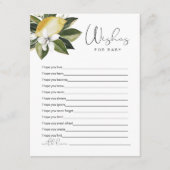 DAHLIAレモン柑橘系フルーツウィッシュベビーゲーム エンクロージャーカード (正面)