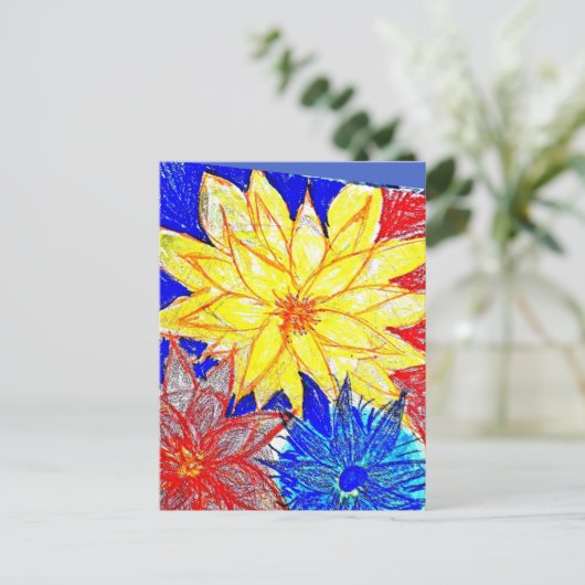 Dahlia  ポストカード (スタンド正面)