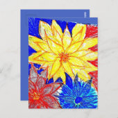 Dahlia  ポストカード (正面/裏面)