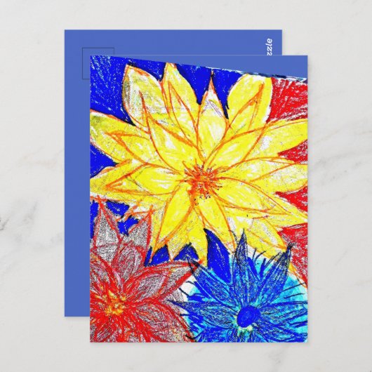 Dahlia  ポストカード (正面/裏面)