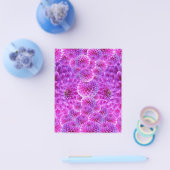 dahlia-170835デジタル現実主義白熱［赤熱］光を放つDAHLIAフロー チラシ (シングル)