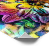 Dahlia Aquareleポスター8x10 ポスター (角)