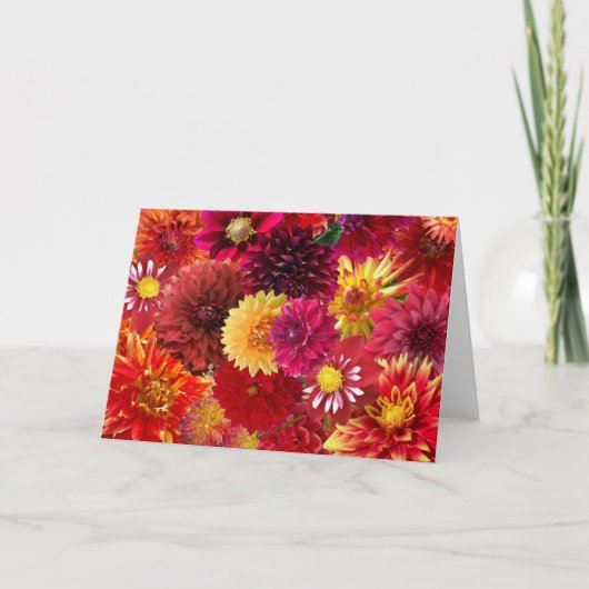 Dahlia Collage カード (正面)