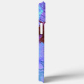 Dahlia Delight in Beautiful Blues Phone Case Case-Mate iPhoneケース (裏面 / 右)