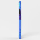 Dahlia Delight in Beautiful Blues Phone Case Case-Mate iPhoneケース (裏面/右)