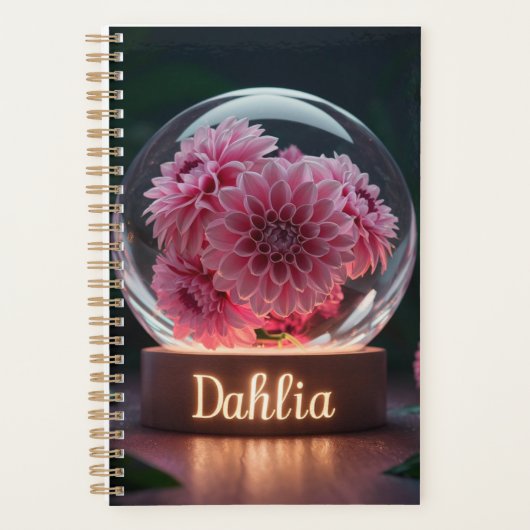 Dahlia Dreamlight Floral Design プランナー手帳 (正面)