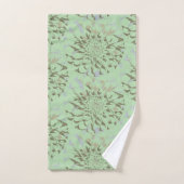 Dahlia floral bathroom towel set バスタオルセット (ハンドタオル)