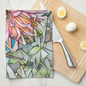 DAHLIA FLOWER キッチンタオル (四つ折り)