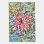 DAHLIA FLOWER キッチンタオル (縦)