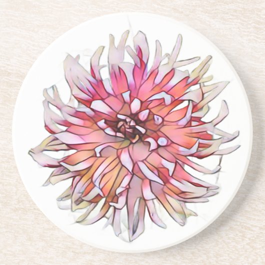 DAHLIA FLOWER コースター (正面)