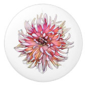 DAHLIA FLOWER セラミックノブ (正面)