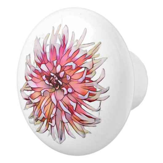 DAHLIA FLOWER セラミックノブ (右)