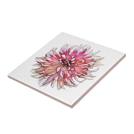 DAHLIA FLOWER タイル (側面)