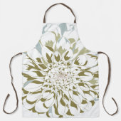 Dahlia flower apron エプロン (正面)