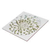 Dahlia flower ceramic tile タイル (側面)