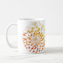 Dahlia flower classic mug コーヒーマグカップ