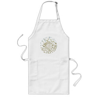 Dahlia flower long apron ロングエプロン