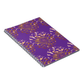 Dahlia flower notebook ノートブック