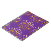 Dahlia flower notebook ノートブック (左側)