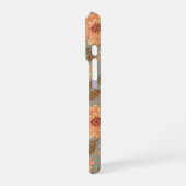 Dahlia Flower Pattern iPhoneケース (左側面)