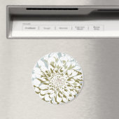 Dahlia flower refrigerator magnet マグネット (インサイチュ (食洗機))