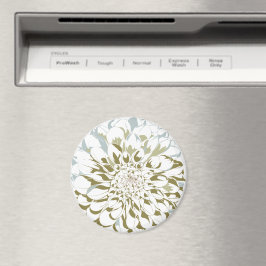 Dahlia flower refrigerator magnet マグネット