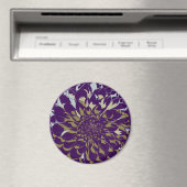 Dahlia flower refrigerator magnet マグネット (インサイチュ (食洗機))