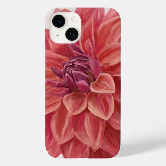 Dahlia Phone case Case-Mate iPhoneケース (裏面)
