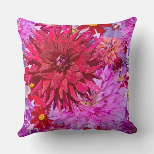 Dahlia Pillow-Double Bloom クッション (裏面)