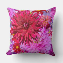 Dahlia Pillow-Double Bloom