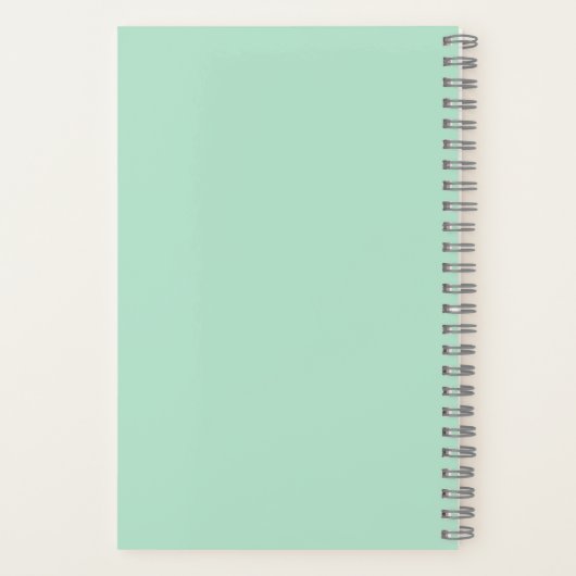 Dahlia Plant Seeds of Happiness Notebook ノートブック (裏面)