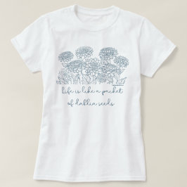 Dahlia Seeds Tシャツ – ダリア愛好家への贈り物