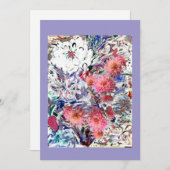 Dahlias Thank You Card サンキューカード (正面/裏面)